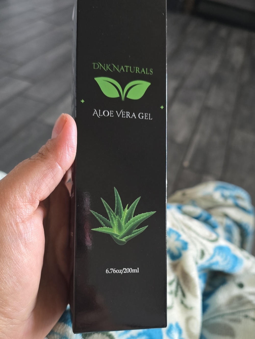 DNK Naturals Aloe Vera Gel - Black & Green Packaging